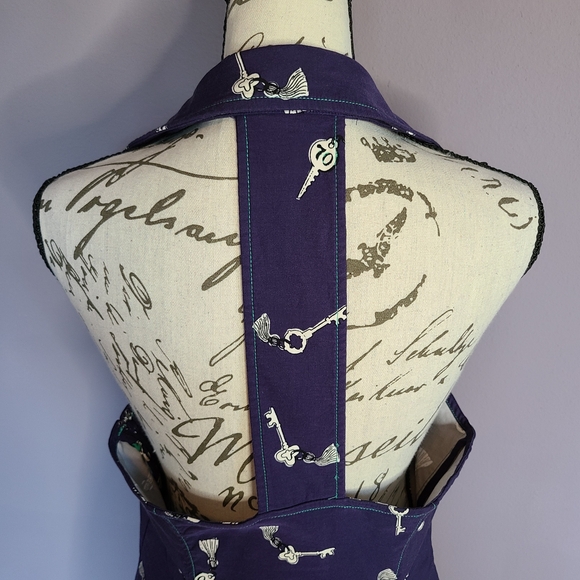 Anthropologie Maeve Bow And Key Mini Halter Dress - Picture 7 of 12